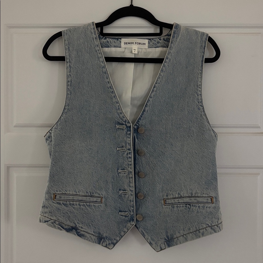 Denim Forum Light Blue Vest